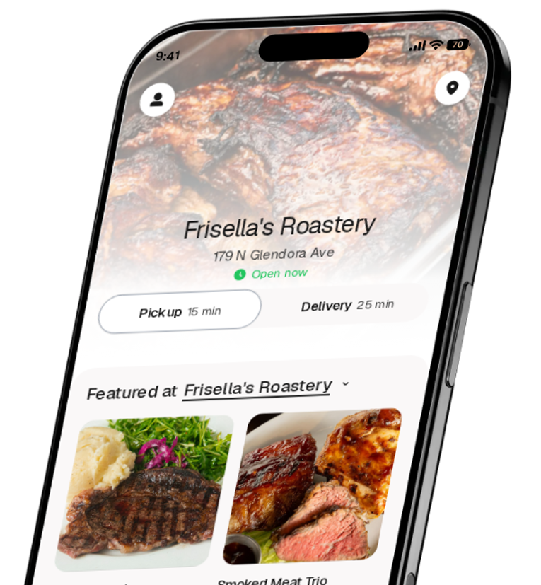 Frisella's Roastery app preview